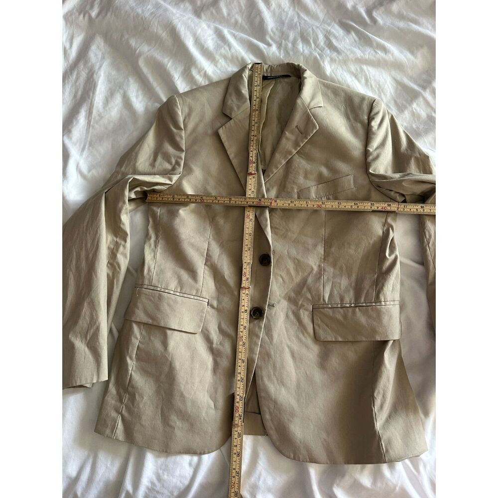 Brooks Brothers Boys 14 Beige Blazer Sport Coat Cotton Blend Preppy - Picture 9 of 9